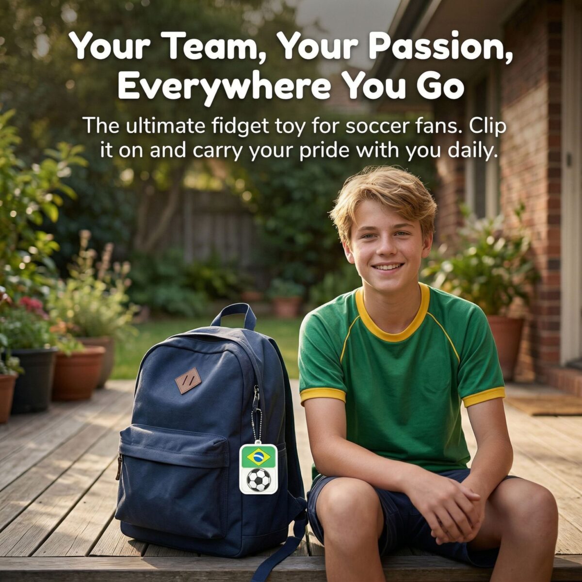 World Cup Soccer Clicker Fidget Toy