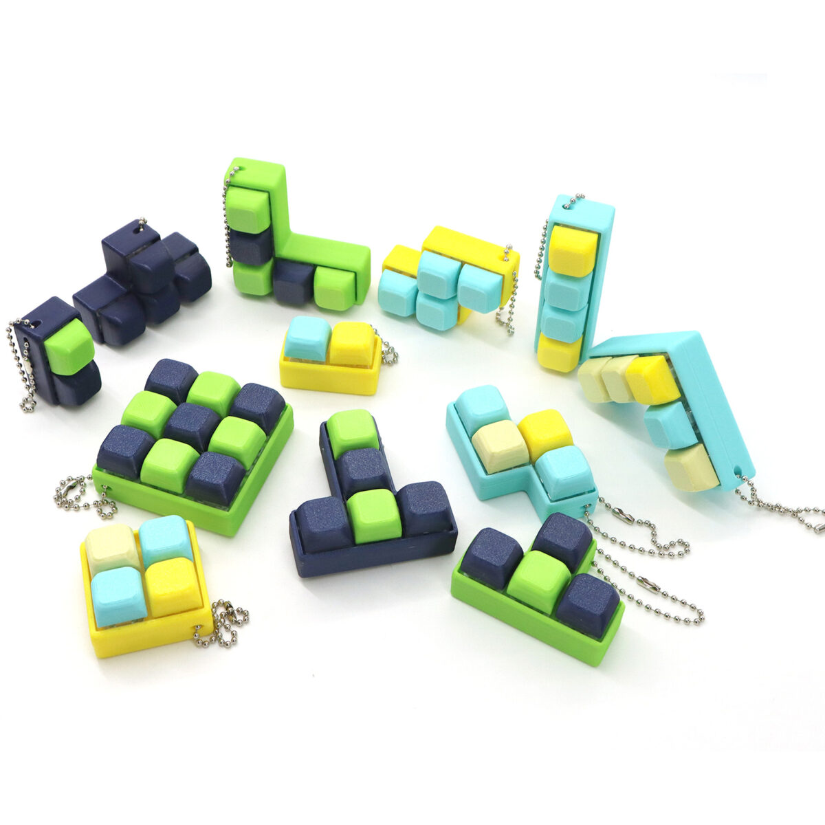 3D printed Tetris fidget button10 3D printed Tetris fidget button