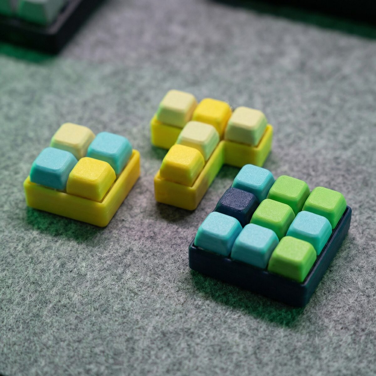 3D printed Tetris fidget button11 3D printed Tetris fidget button