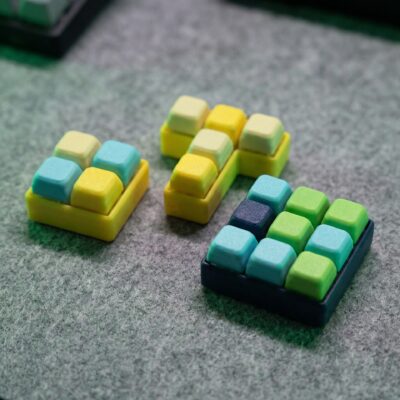 3D printed Tetris fidget button11 3D printed Tetris fidget button