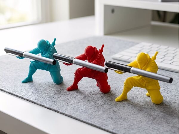 3D printed ninja figure ornament