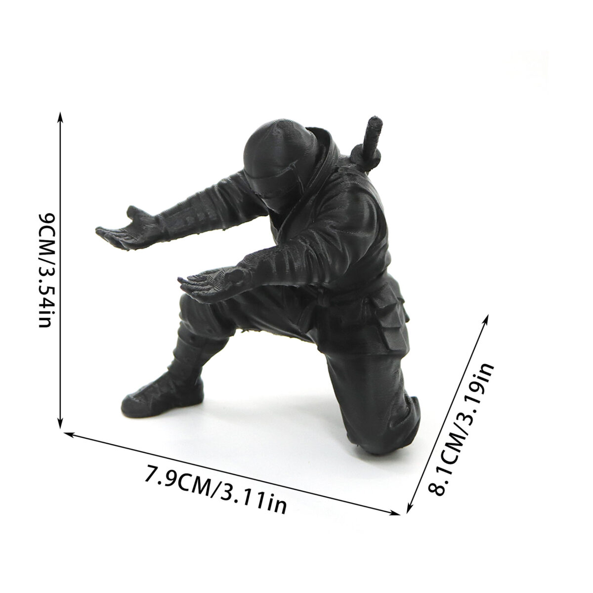 3D printed ninja figure ornament13 3D printed ninja figure ornament